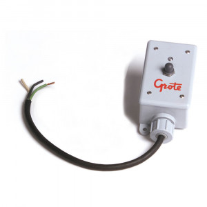 Interruptor electrónico para luz de interior, Características completas, Montaje en superficie, gris