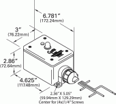 Automatic Electronic Dome Light Switch with Timer Drawing thumbnail