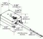 Grote product drawing - Automatic Electronic Dome Light Switch with Timer vignette