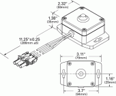 PIR Module Switch Line Drawing Miniaturbild