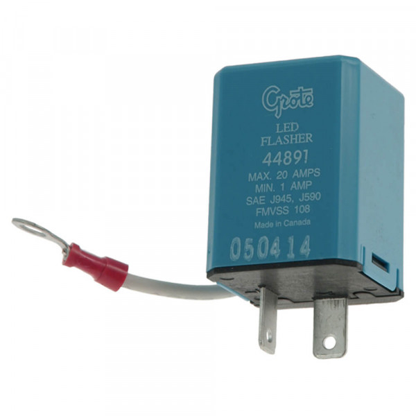 2 Pin Flasher, Variable-Load Electronic LED