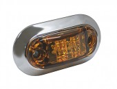 2 1/2" Oval LED Clearance Marker Lights