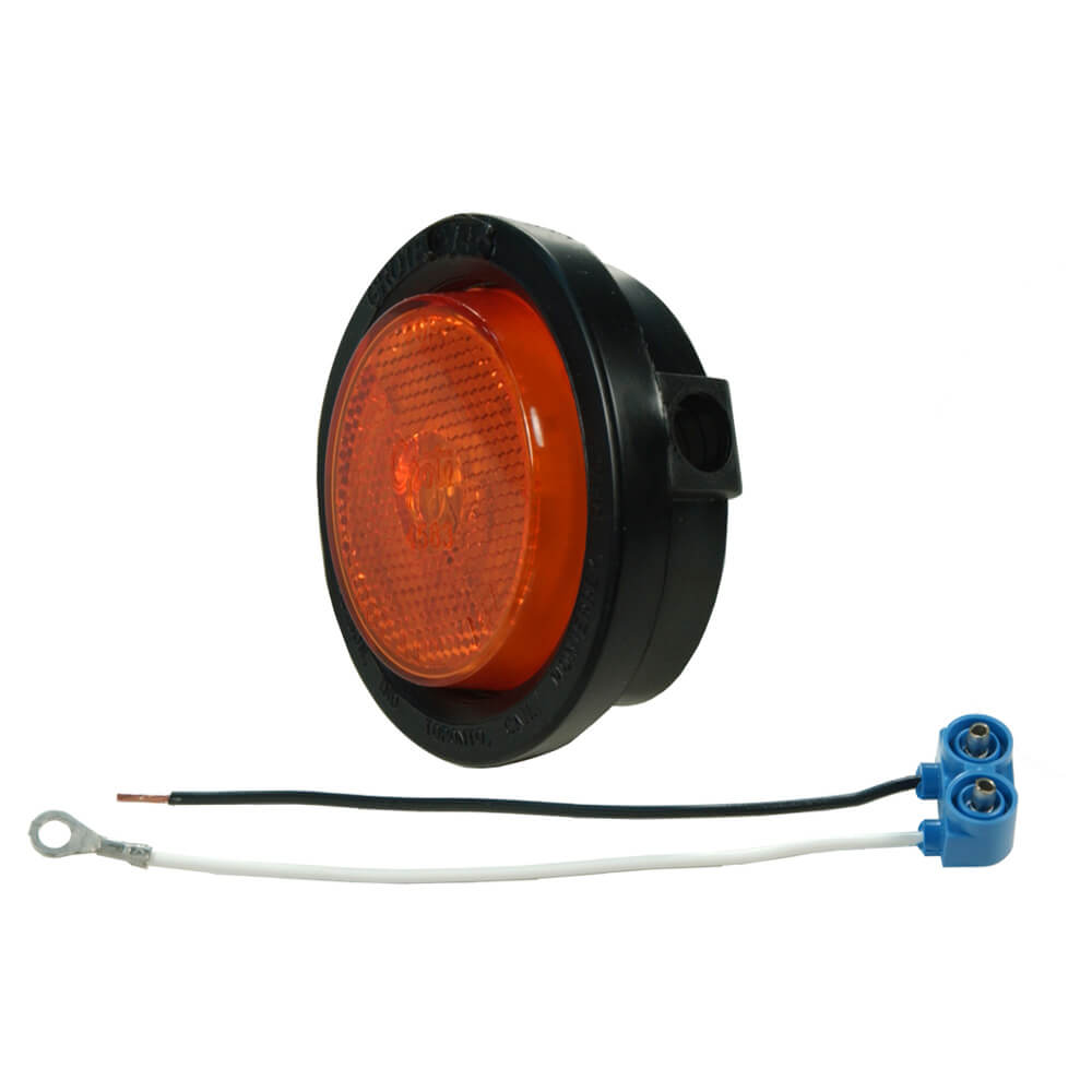 45833 2 1/2" Round Clearance Marker Lights, BuiltIn Reflector, 12V