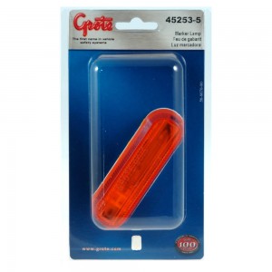 Retail Pack Grote 46882-5 Red Economy Clearance Marker Light 