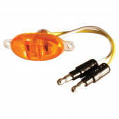 Amber LED Clearance Marker Light Without Chrome Bezel. thumbnail