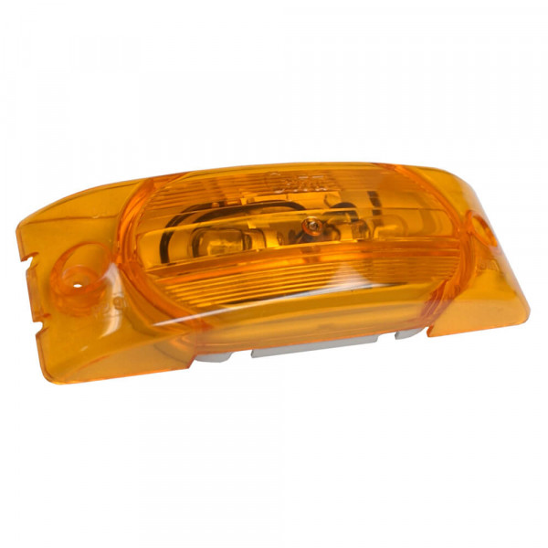 Turtleback® Umriss-/Markierungsleuchte mit zwei Glühbirnen, Optische Linse, Gelb