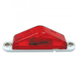 clearance marker light peak lens red blunt cut