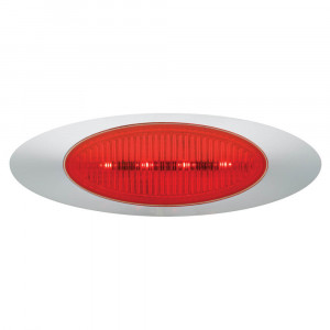 m1 series led clearance marker light molded bullet bezel red bulk