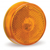 2 1/2" Clearance Marker Light, Built-In Reflector, Amber