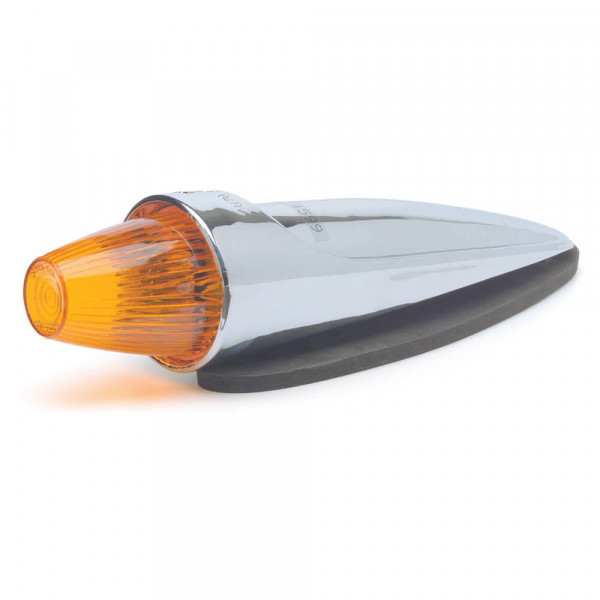 shock resistant torpedo style cab marker light yellow