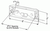 Grote product drawing - Economy Sealed Clearance Marker Light Kit Miniaturbild