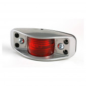 die cast aluminum clearance marker light flat back red thumbnail