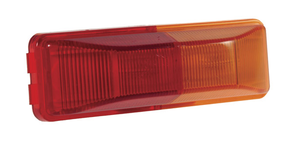 clearance light split lens red yellow