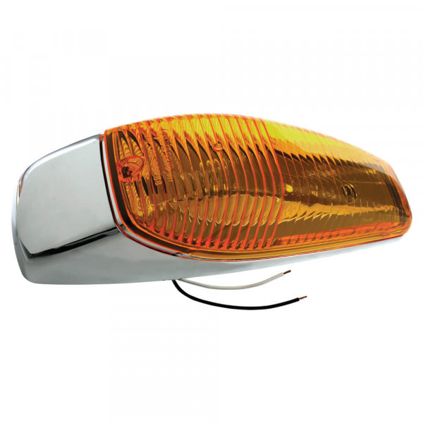 oem style large aerodynamic cab marker light amber