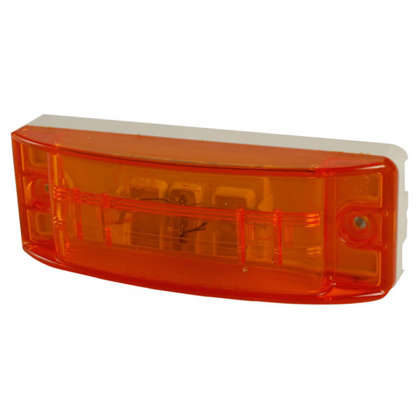 Sealed Turtleback® II Clearance/Marker Lamp, Optic Lens, Amber