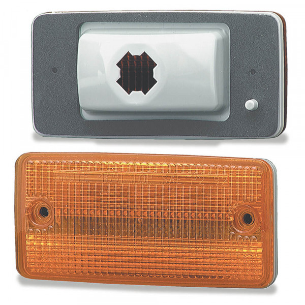 flush mount cab marker light amber