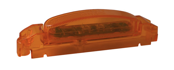 supernova thin line led clearance marker light amber body lens