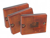 rectangular submersible clearance marker light reflector bulk amber Miniaturbild