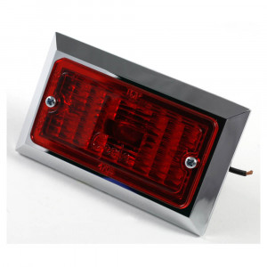 SUPPORT LUMINEUX DESODO MECHE 5 LEDS 12/24V ROUGE - Road Store