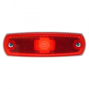 luz led de gálibo/marcadora de bajo perfil supernova, rojo