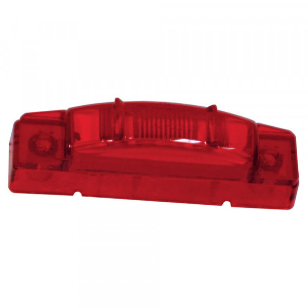 supernova thin line led clearance marker light pc red