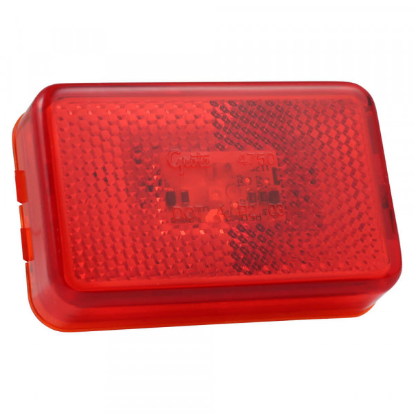 supernova led clearance marker light reflector red