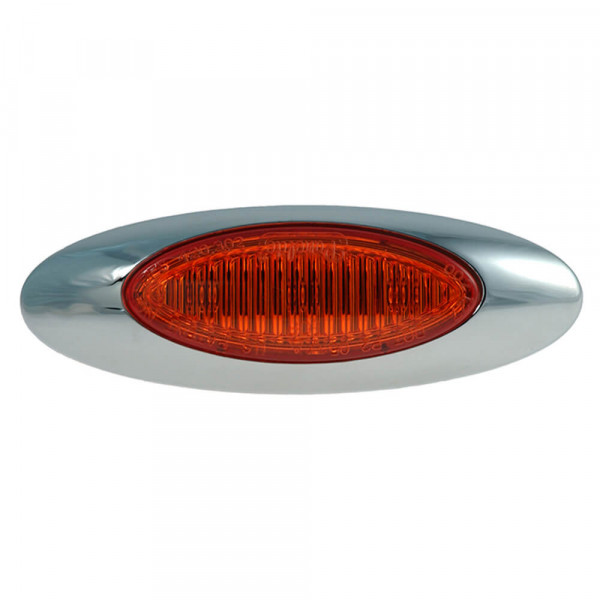 Red LED Clearance Marker Light with .180 Molded Bullet