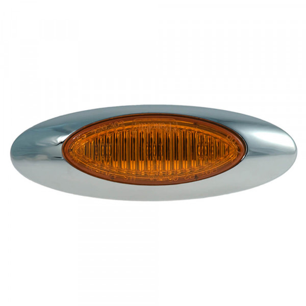 m5 series led clearance marker light molded bullet yellow