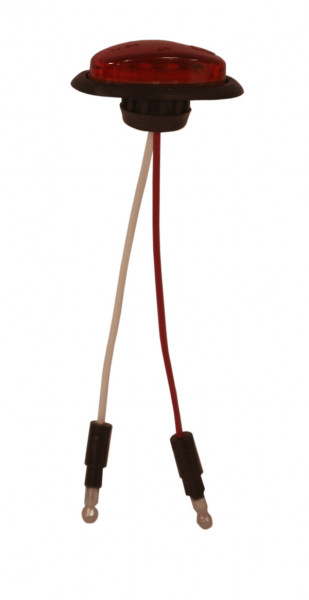 Red LED Clearance Marker Light With Grommet.