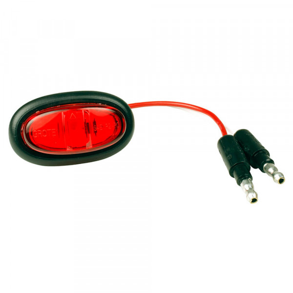 Red LED Clearance Marker Light With Grommet.