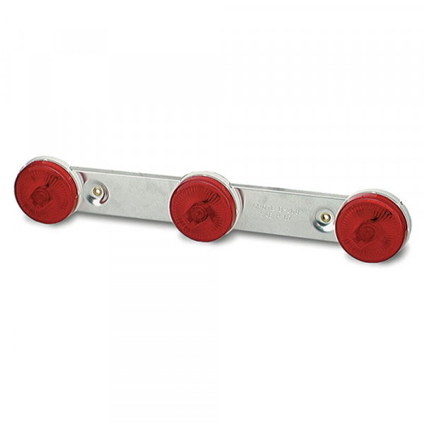 low profile bar light red