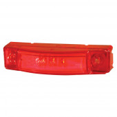 Red Thin-Line Dual Intensity LED Clearance Marker light