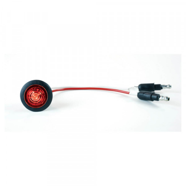 Micronova Dot Red LED Clearance Marker Light With Grommet.