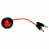 MicroNova® Dot Red LED Clearance Marker Light With Grommet. thumbnail