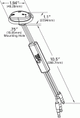 Grote product drawing - MicroNova® LED Indicator Light thumbnail