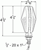 Grote product drawing - Thin-Line Double-Face Tail Light thumbnail