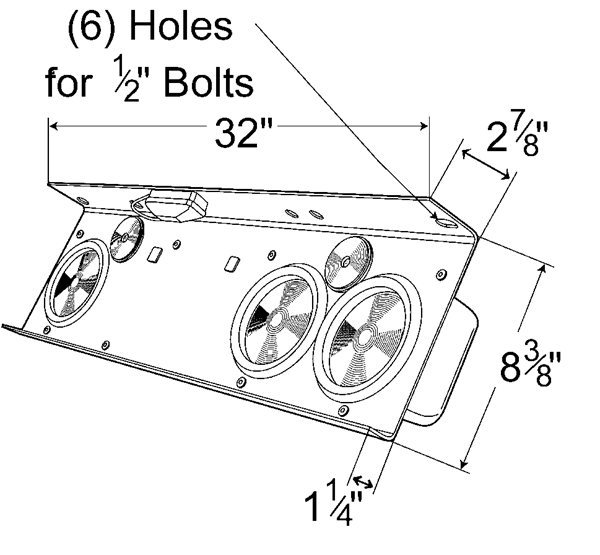 Grote product drawing - power unit module female pin