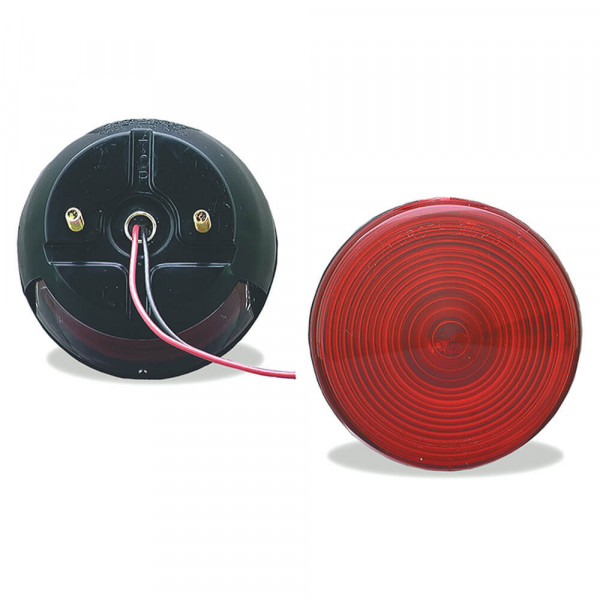 4 two stud stop tail turn light license window red