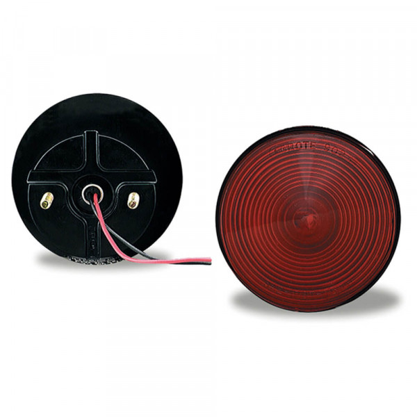 4 two stud stop tail turn light with out window red
