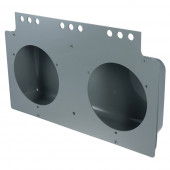 Mounting Module For 4" Round Lights, Gray