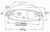 Grote product drawing - Small Aerodynamic Combination Marker Side Turn Light thumbnail