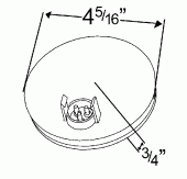 Grote product drawing - 4" 10-Diode Pattern LED Stop Tail Turn Light Miniaturbild