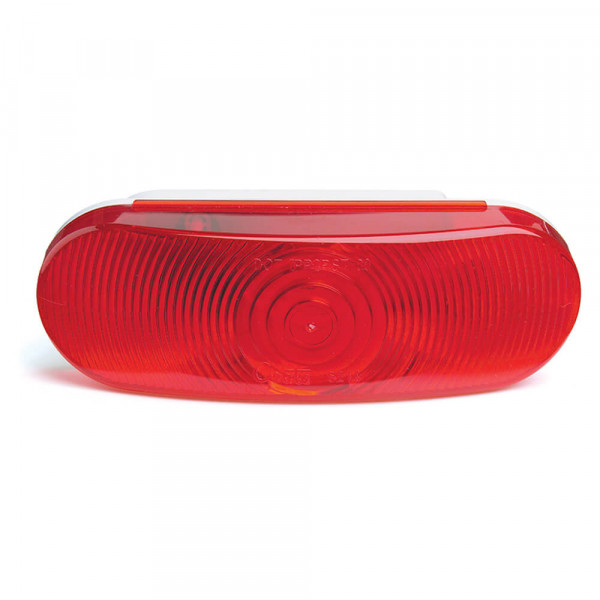 luz de frenado / trasera / direccional ovalada económica, rojo