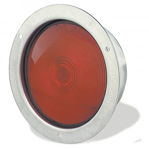 economy stainless steel light double contact red