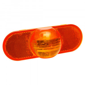 torsion mount III oval side turn marker light male yellow