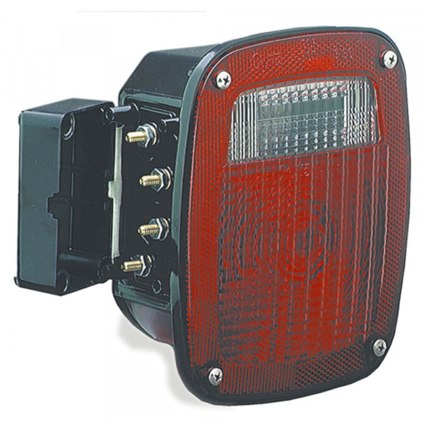 torsion mount unicersal stop tail turn light lh license window red