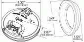 Grote product drawing - 4" Economy Stop Tail Turn Light vignette