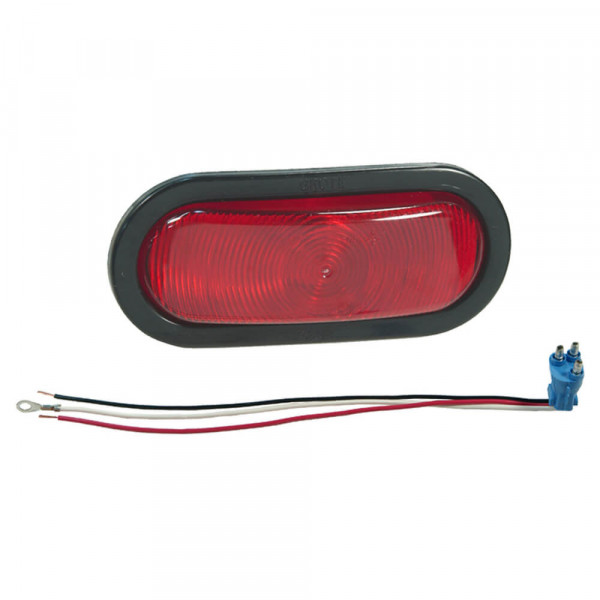 Economy Oval Stop Tail Turn Light red kit