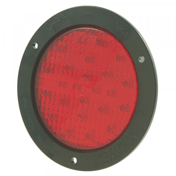 4" LED Stop Tail Turn Light with Black Theft-Resistant Flange