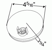 Grote product drawing - 4" LED Stop Tail Turn Light vignette
